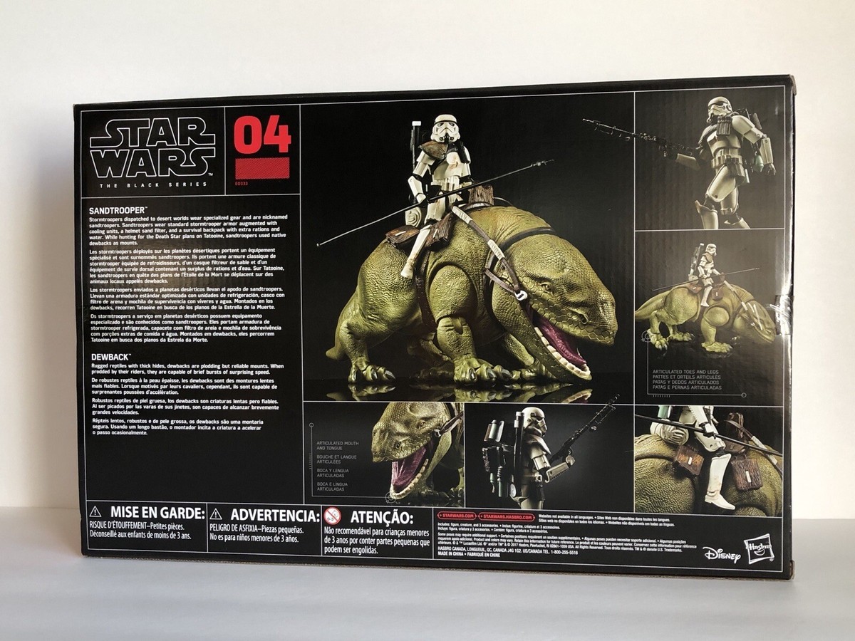 レア！スターウォーズ　DEWBACK & SANDTROOPER Star Wars Black Series 04 Dewback & Sandtrooper Complete