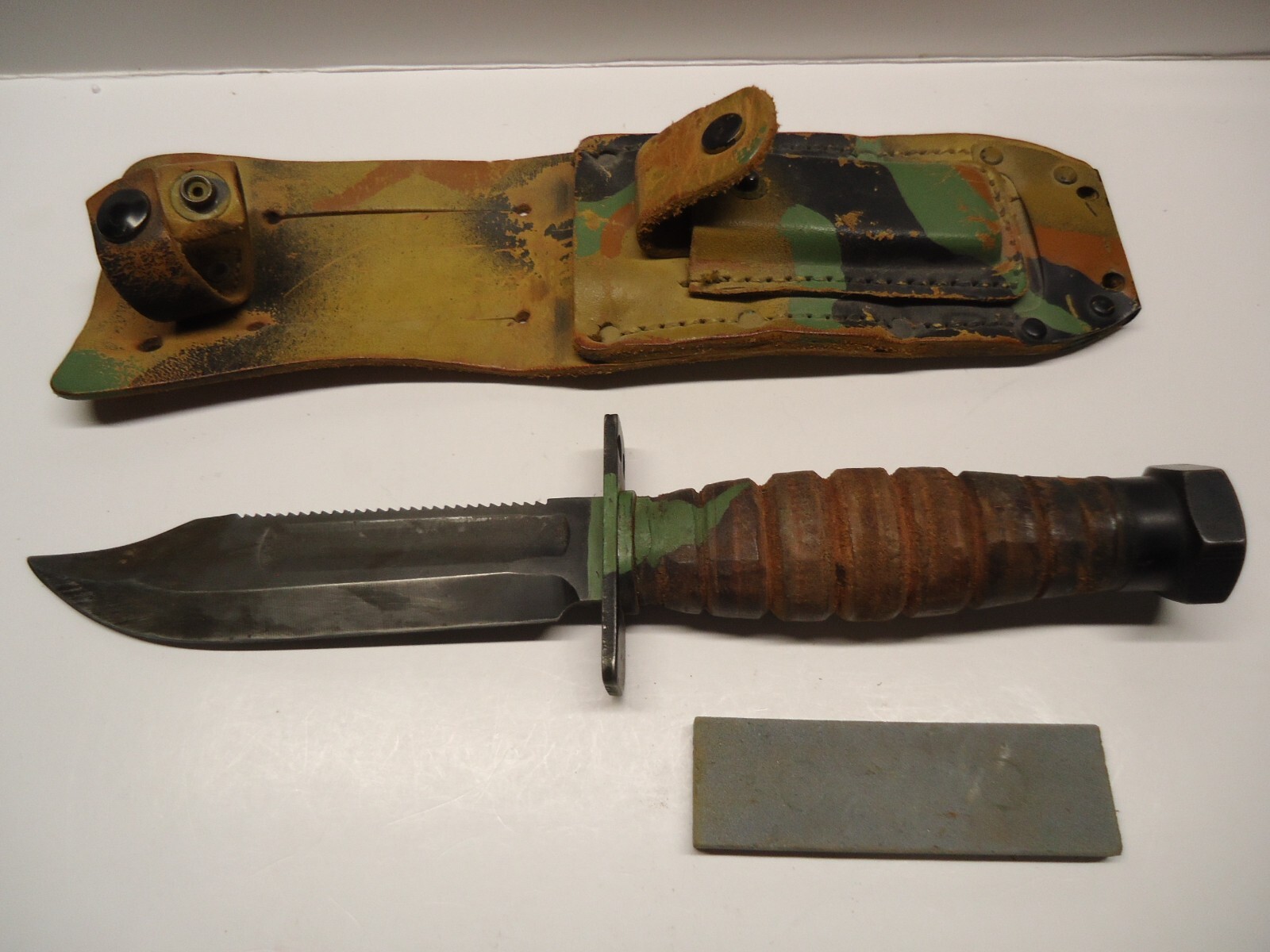 Knife, Hunting Sheathed Survival Pilots. Ontario 280 eBay