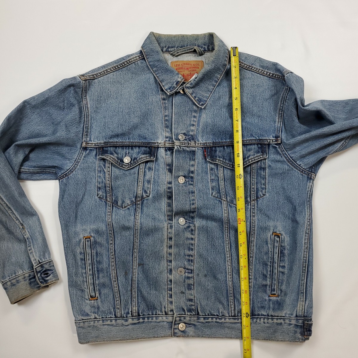 Levi's Standard Trucker Denim Jean Jacket Size L WPL 423 Made in