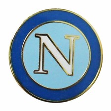 New SSC Napoli Football Crest Enamel Pin Badge, SSC Napoli Calcio Football Badge