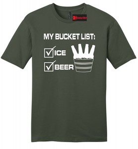 My-Bucket-List-Funny-Mens-T-Shirt-Beer-Ice-Bucket-Alcohol-Party-Soft-Tee-Z2
