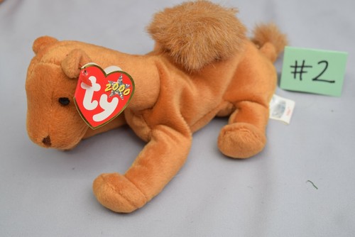Juguete de peluche retirado original 2000 TY Beanie Baby NILES the Camel 6,5 pulgadas como nuevo #2 - Imagen 1 de 6