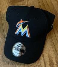 Men's Miami Marlins New Era Men's Team League 9Forty Adjustable Hat Cap NWT