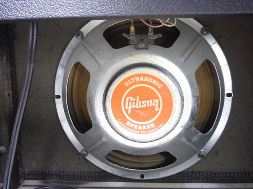GIBSON G-10 GUITAR COMBO AMPLIFIER WORKING VINTAGE MADE IN USA COSMETIC ISSUES - Picture 6 of 11
