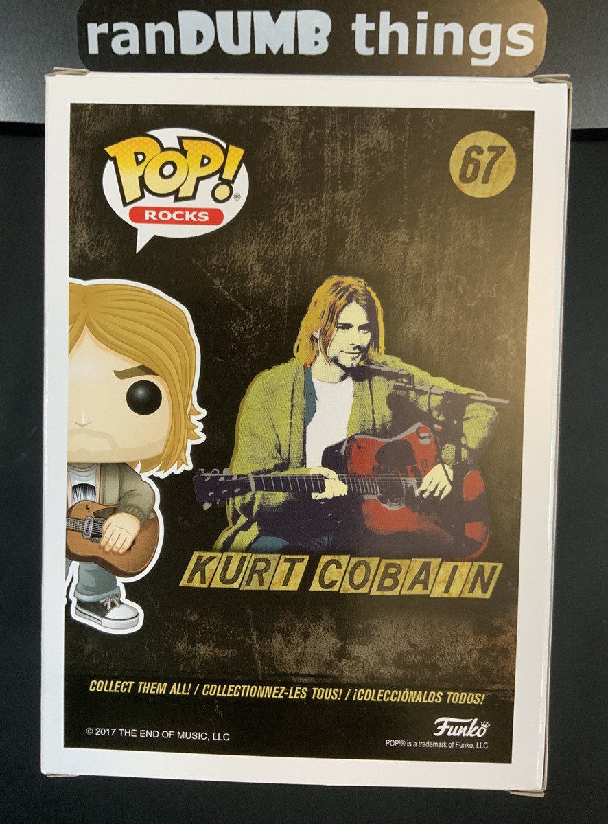 Funko Pop! - Kurt Cobain #67 - Nirvana - FYE Exclusive +PROTECTOR