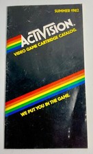 VINTAGE SUMMER 1982 ACTIVISION/ATARI 2600 VIDEO GAME CARTRIDGE CATALOG