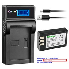 Kastar Battery LCD USB Charger for Fuji NP-140 BC-140  Fujifilm FinePix S200FS