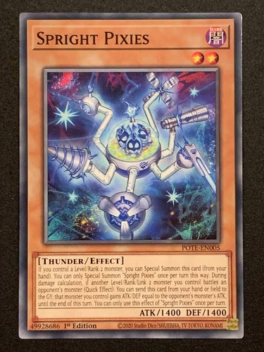 Spright Pixies | POTE-DE005 | Common | 1. Auflage | YuGiOh TCG - Bild 1 von 3