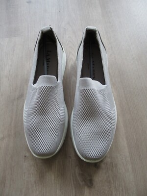 Damenschuhe mit rutschfester Sohle, Größe 36, Grau