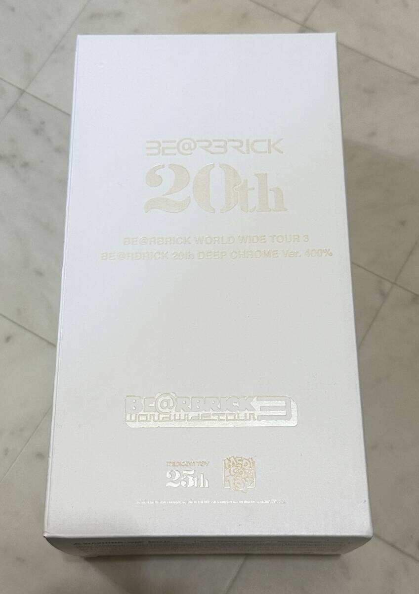 BE@RBRICK 20th Anniversary DEEP CHROME Ver. 400% MEDICOM TOY