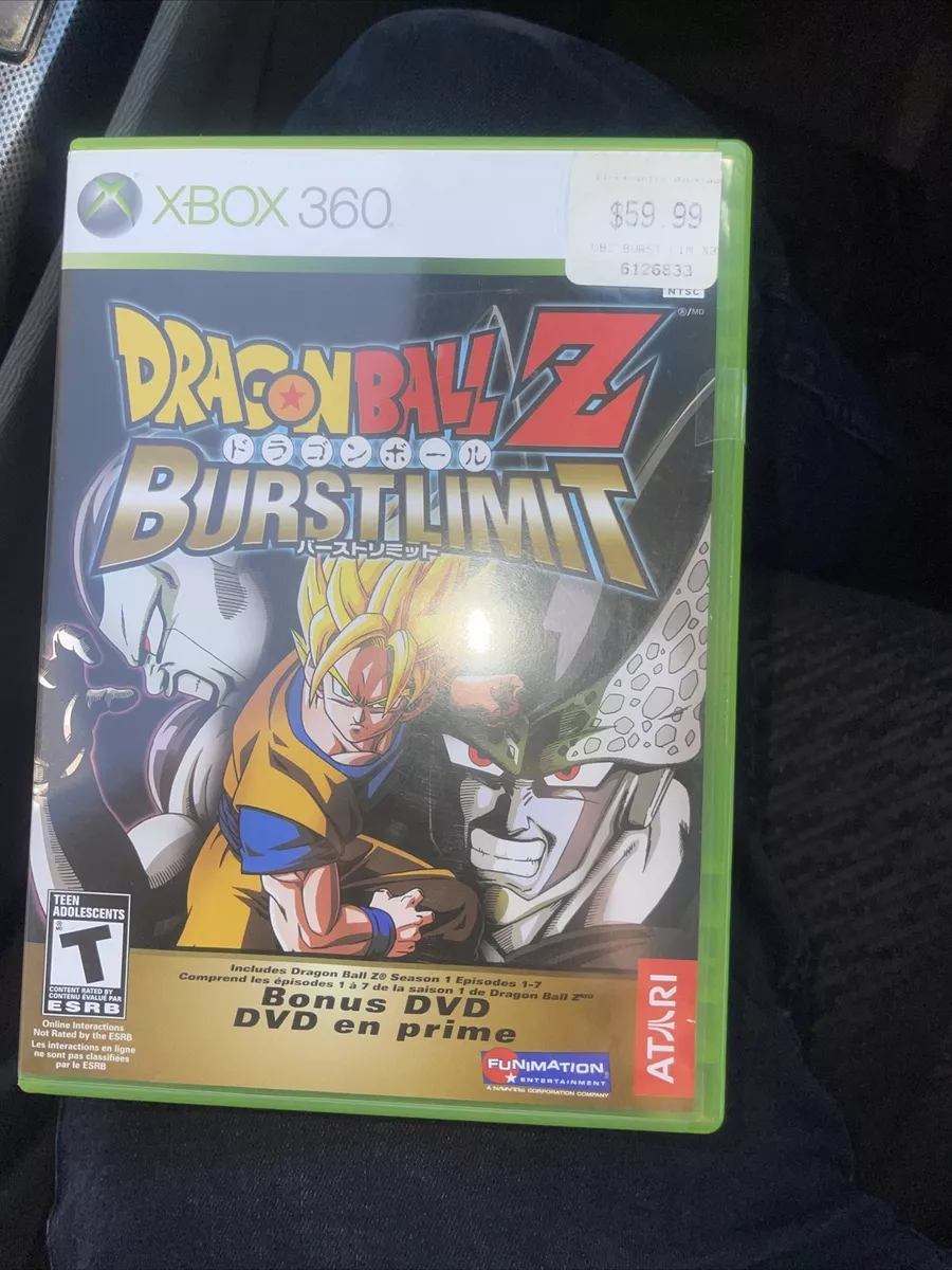 Dbz burst on sale limit xbox 360