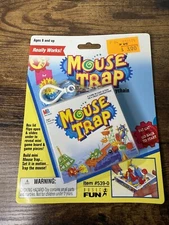 1999 Basic Fun Mouse Trap Game Keychain New In Package