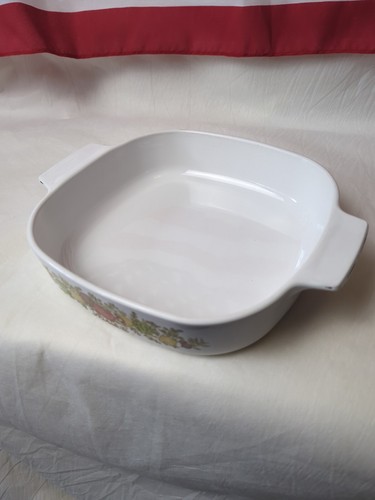 Vintage Corning Ware B-8 1/2-B Spice of Life L'ECHALOTE Auflaufform mit Deckel - Bild 5 von 22