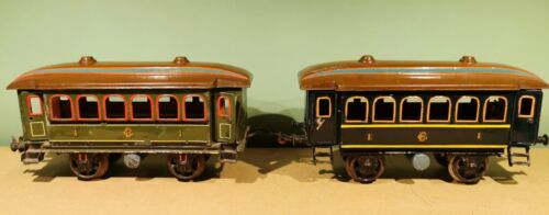 Rarity Bing Ancient PRR Track 2 Original Wagon Car Blue/Green Attic Find  - Picture 1 of 13