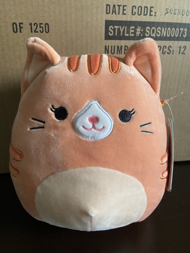 Squishmallows 8" GIGI orange Tabby Ingwer Katze Kellytoy Haustier SELTEN Plüschtier neu mit Etikett