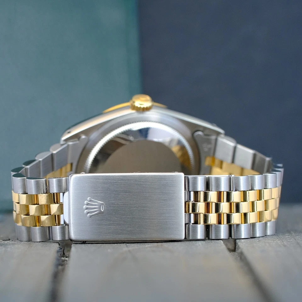 Rolex Datejust 16233 Two-Tone 18KY Gold & Steel White Diamond Dial 36mm Watch - Image 4 of 4