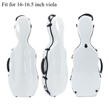 16 inch Viola Case Carbon fiber for 16-16.5 inch viola with straps,handle