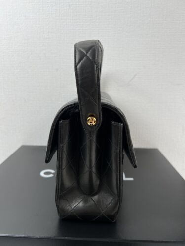 CHANEL Schultertasche Lammleder Double Face schwarz - Bild 4 von 18
