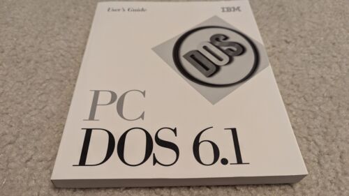 ORIGINAL OLD SCHOOL DOS 6.1 INSTALL PACKAGE WITH GUIDES AND 3.5 DISKS INCLUDED