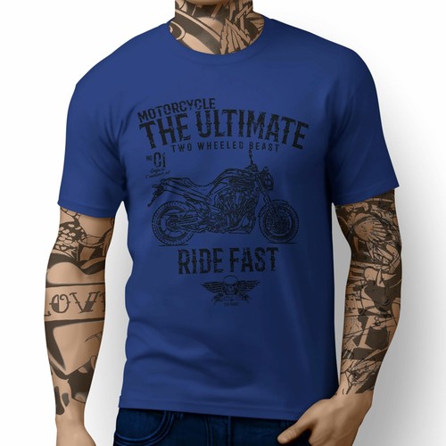 JL* Ultimate Illustration For A Yamaha MT-01 Motorbike Fan T-shirt - Picture 7 of 24