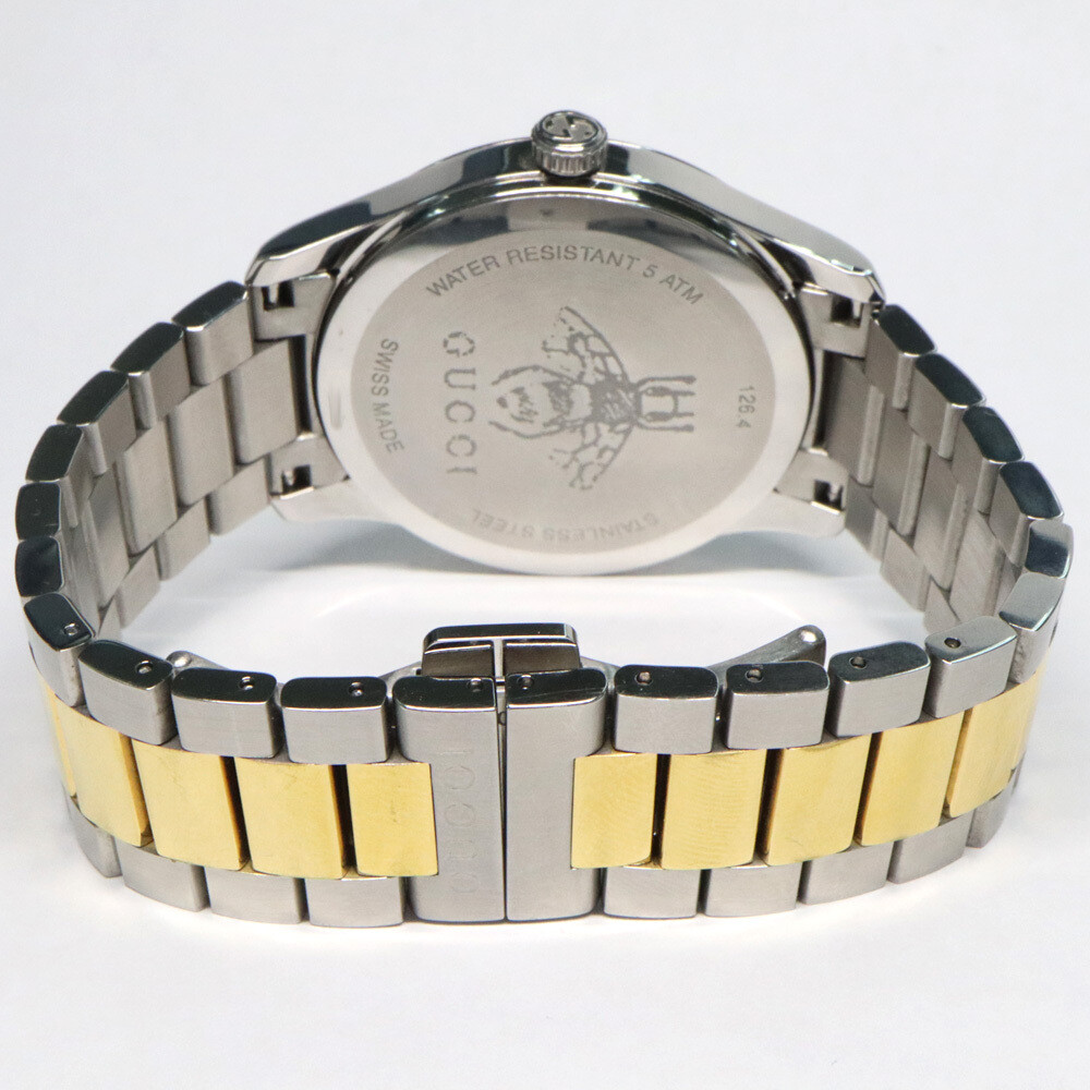 GUCCI YA1264131 126.4 G-TIMELESS 38MM BEE WATCH SS YELLOW