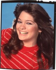 Valerie Bertinelli Breathtaking 1980s Glamour Portrait Original 5x4 Transparency