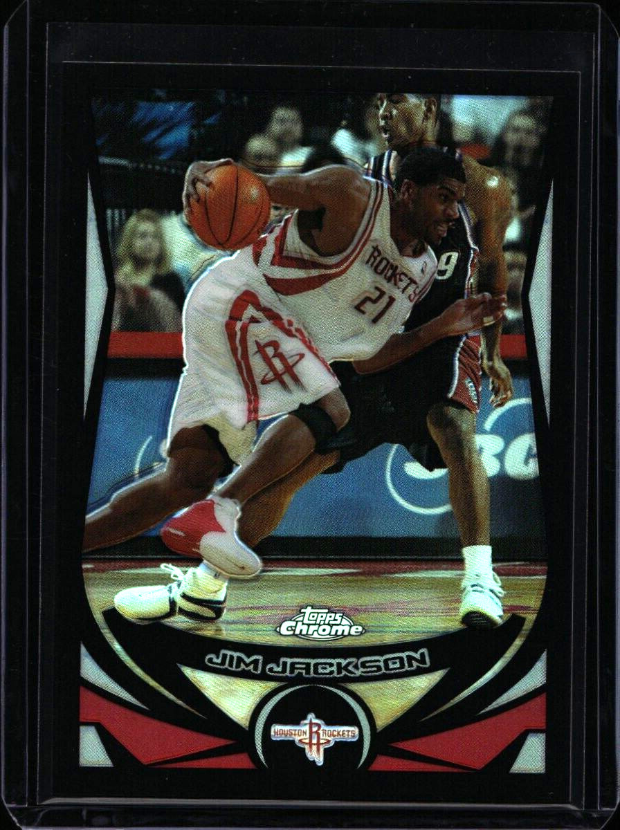 Jim Jackson #81 Basketball Cards 2004 Topps Chrome trading card — raw and PSA graded price guide