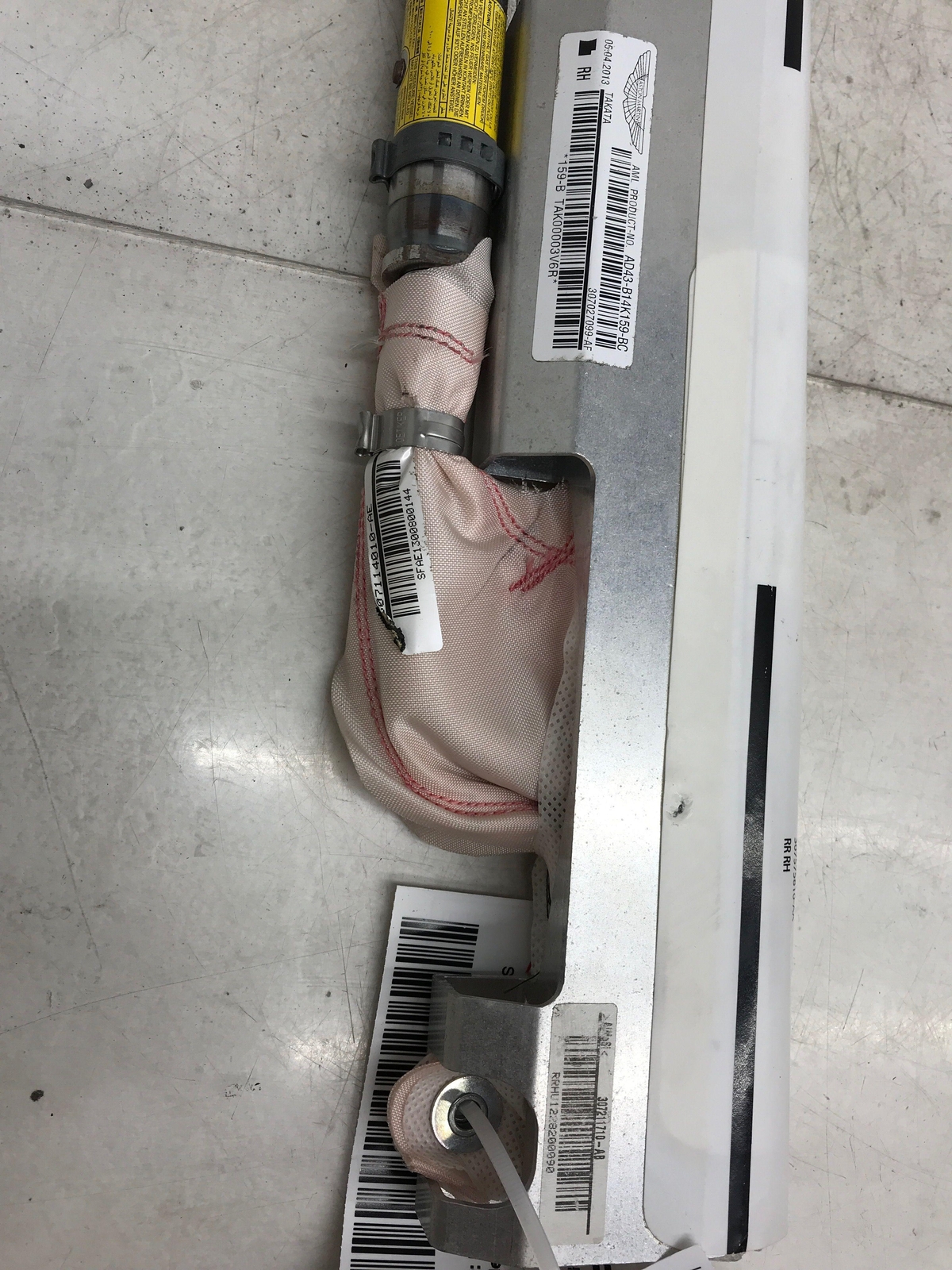2014 ASTON MARTIN RAPIDE RIGHT REAR DOOR CURTAIN AIRBAG AD43-B14K159-BC OEM