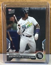 2021 TOPPS NOW #589 WANDER FRANCO TAMPA BAY RAYS Call-up go-ahead triple PR 2693