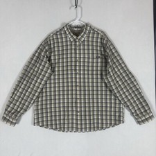 Eddie Bauer Travex Button Down Hiking Shirt Mens 2XL Classic Fit Long Sleeve L/S