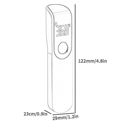 Infrared Thermometer Non Contact Human Body House Laser Handheld Temperature - Picture 12 of 14