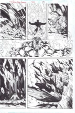IRON MAN ANNUAL 1999 Page 34 Original Marvel Comic Art signed by Terry Shoemaker