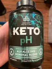 ANCIENT NUTRITION KETO PH ALKALIZING MINERAL BLEND 180 CAPSULES