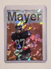 Michael Mayer Artist Signed Las Vegas Raiders Refractor Art Card 1/1