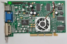 Jetway R200A AGP Graphics Card (ATI Radeon 8500, 64MB, DVI, Retro, 2001)