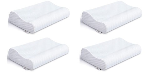 Almohada de viscoelástica contorno cuello y espalda almohadas ortopédicas para la cabeza | eBay