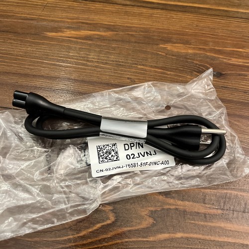DELL 02JVNJ US 3 Prong Power Supply Cable 1M/3.3FT 7A 125V for Laptop 18AWG OEM - Picture 3 of 7