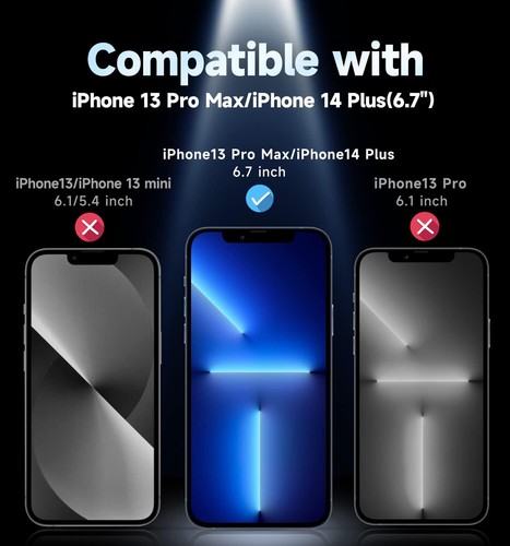 2x Protector de pantalla de vidrio templado Magic Auto Align para iPhone 16 15 14 13 Pro Max - Imagen 33 de 44