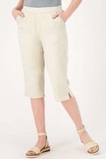 Denim Co. EasyWear Twill Relaxed Pull-On Skimmer Light Khaki