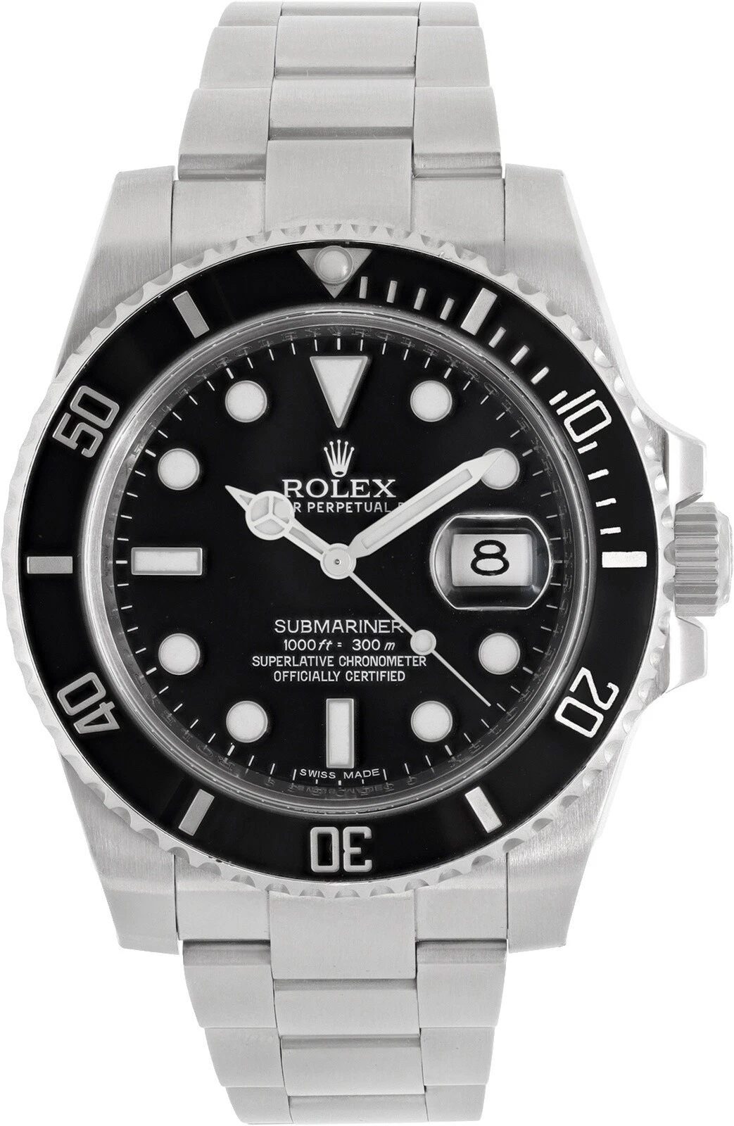 Reloj de Pulsera Negro Rolex Bandas