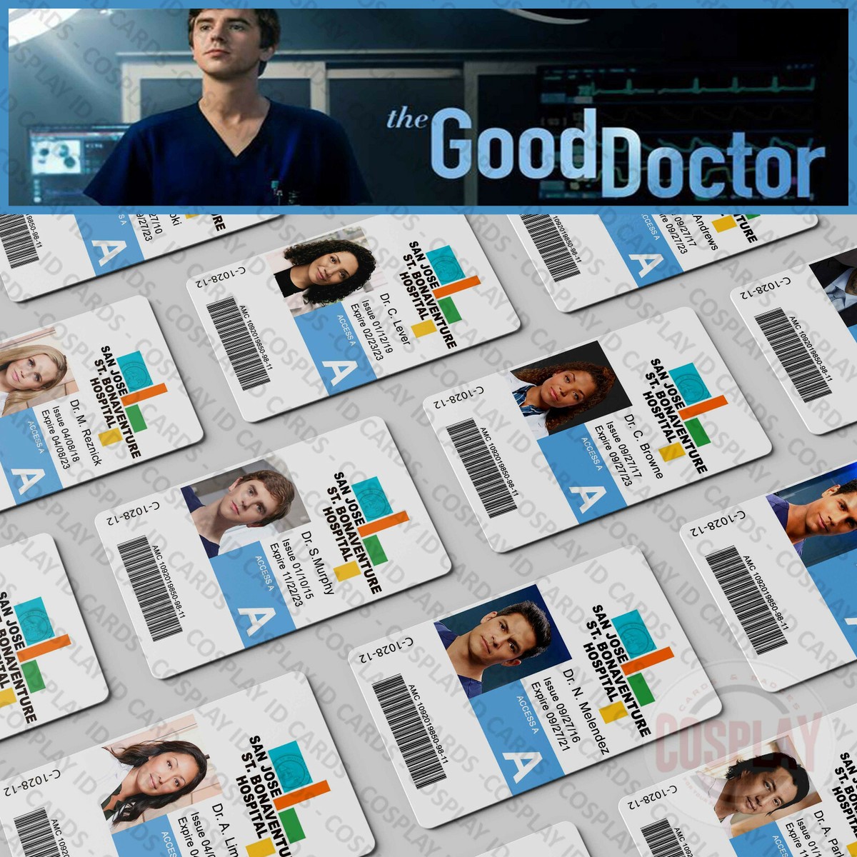 The Good Doctor Season Screen Accurate ID Badge Cosplay ID