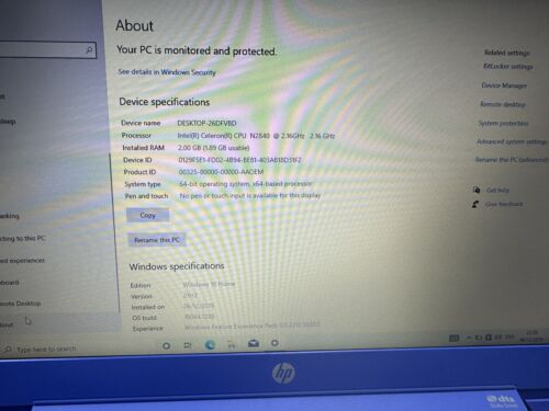 HP NOTEBOOK - Celeron N2840 2.16GHz - 2GB - 11.6" - 32GB SSD - Windows 10 *READ - Picture 3 of 18