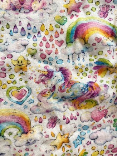 Olle And Belle Bamboo Cotton Sweatshirt Girls 6t White Unicorn Bamboo Terry - Picture 7 of 7