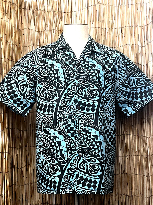 Y Not Hawaii Mens SS Button Up Hawaiian Shirt-Medium-NWOT-MADE IN HAWAII