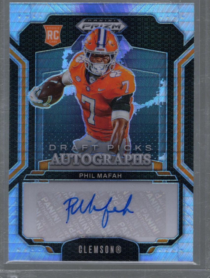 2025 Panini Prizm Draft Picks #DPA-PMH Phil Mafah Draft Picks Autographs Silver