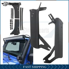 50inch LED Light Bar Windshield  Mount Bracket For 97-06 Jeep Wrangler TJ