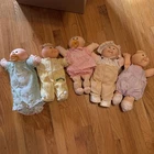 Lot 5 Vintage 1978 1982 Cabbage Patch Kid Dolls Xavier Roberts Original Clothes