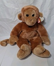 Ty Beanie Buddy BONGO the Monkey 14 Inch  with TagS  Stuffed Plush Toy