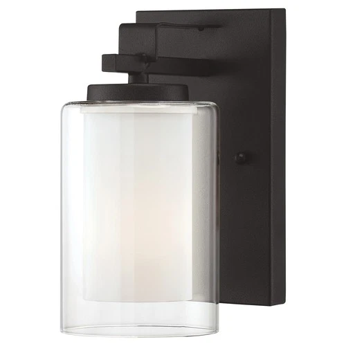 Minka Lavery 6101 Parsons Studio 9" Tall Vantage Bathroom Sconce - Smoked Iron - Picture 5 of 9