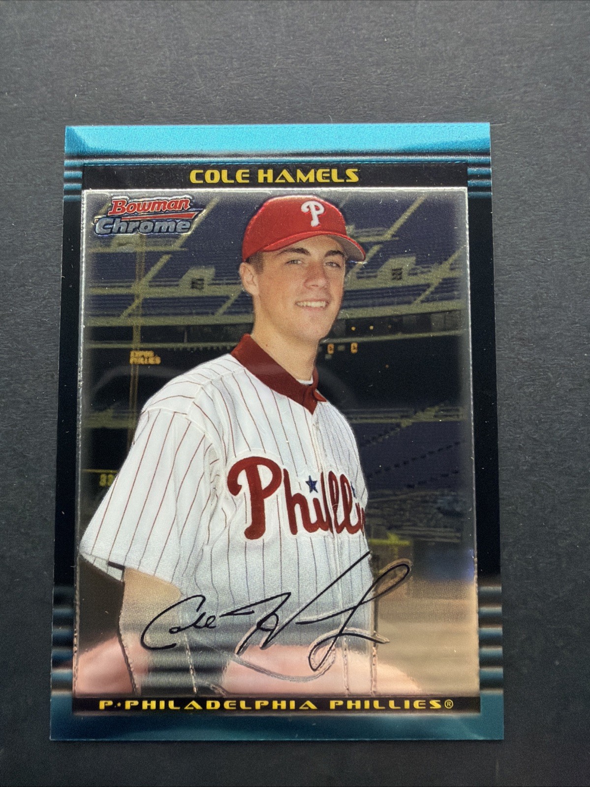 2002 Bowman Chrome Draft Baseball---Rookie---#BDP17 Cole Hamels 
